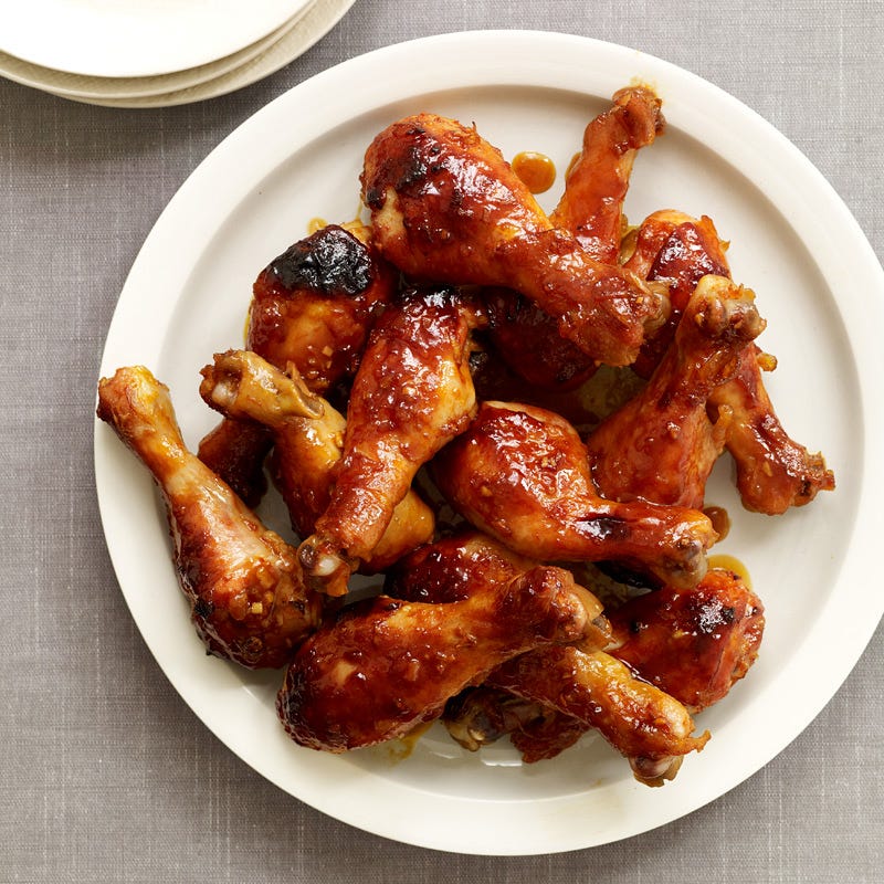 Photo de Pilons de poulet collants, sucrés et épicés par WW
