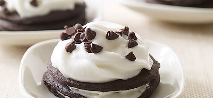 Gâteaux froids aux pépites de chocolat