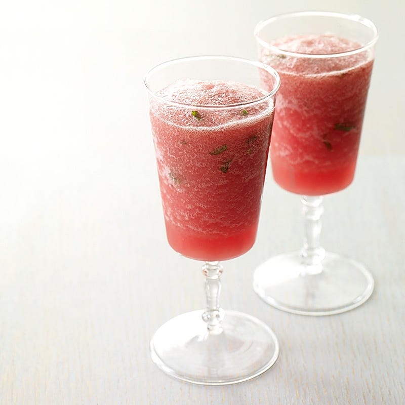 Photo de Mojitos sans alcool au melon d’eau congelé par WW