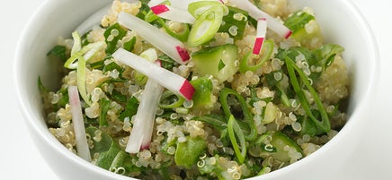 Salade de quinoa avec verdures