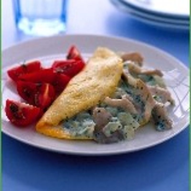 Photo of Fast Mushroom and Herb Omelet by WW