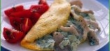 Fast Mushroom and Herb Omelet
