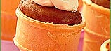 Chocolate-Strawberry Cupcake Cones