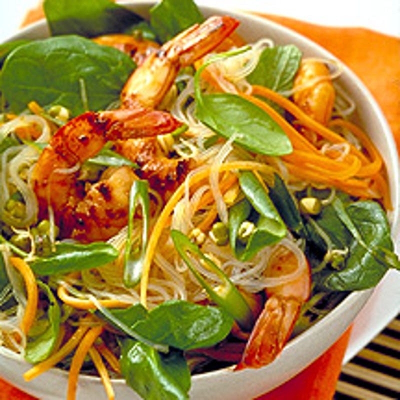 Photo de Salade de crevettes asiatique par WW