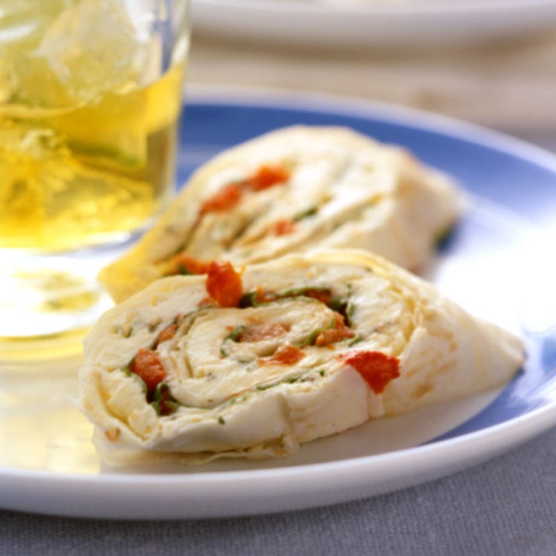 Photo of Roasted Red Pepper and Arugula Pinwheels by WW