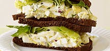 Sandwich à la salade aux œufs