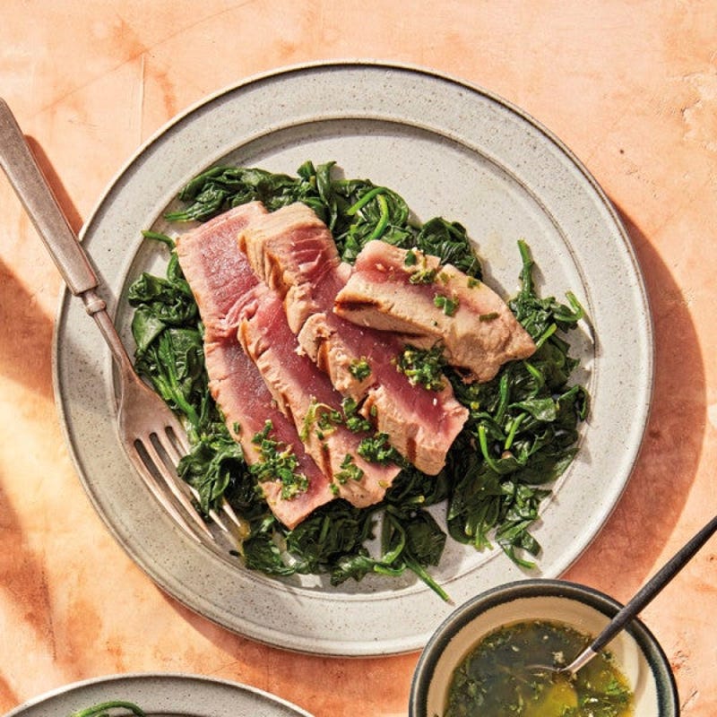 Photo of Grilled Tuna with Herb Butter by WW