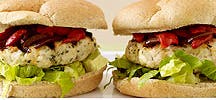 Feta-Stuffed Chicken Burgers