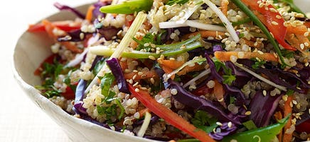 Salade de quinoa asiatique