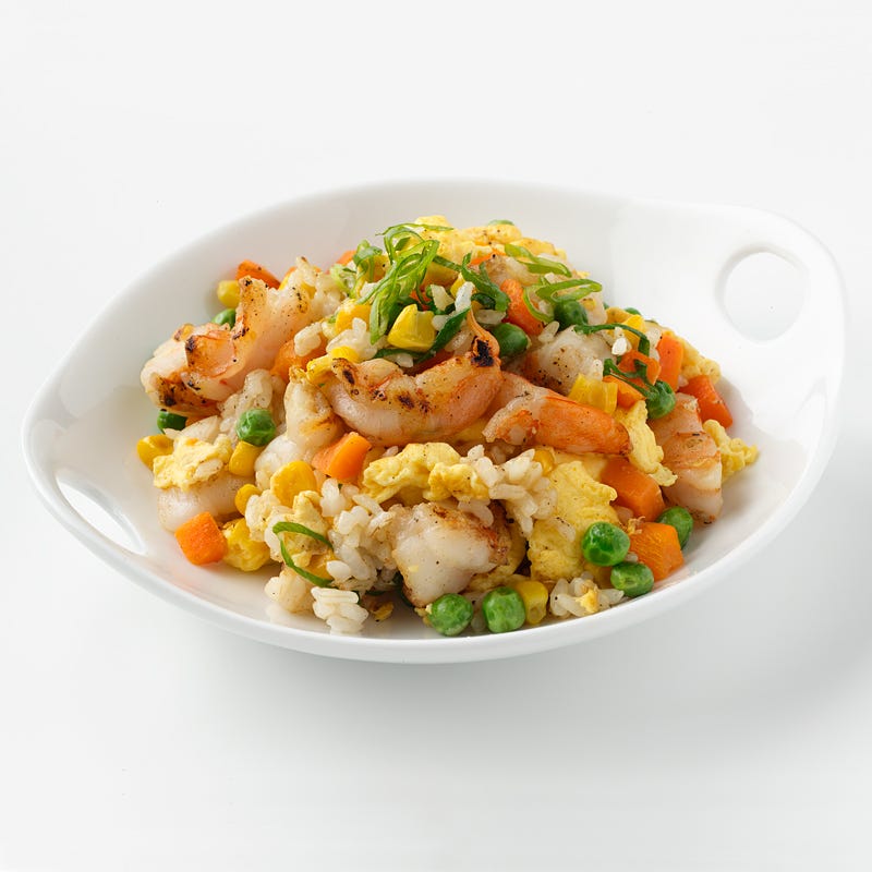 Riz frit aux crevettes