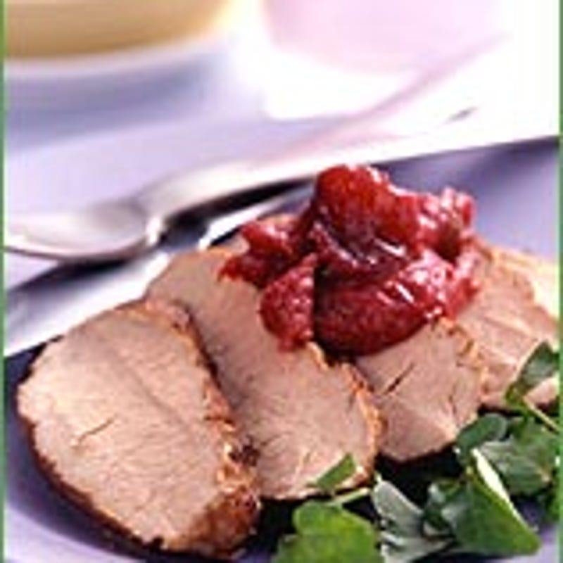 Photo de Filet de porc au chutney de rhubarbe par WW