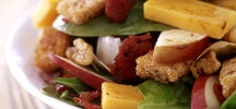 Cheddar, Apple and Walnut Salad