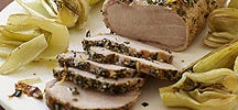 Greek-Style Pork Loin with Fennel, Lemon and Herbs