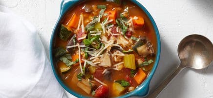 Soupe aux légumes d’inspiration italienne