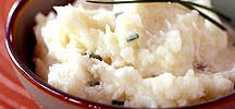 Garlic-mashed red potatoes