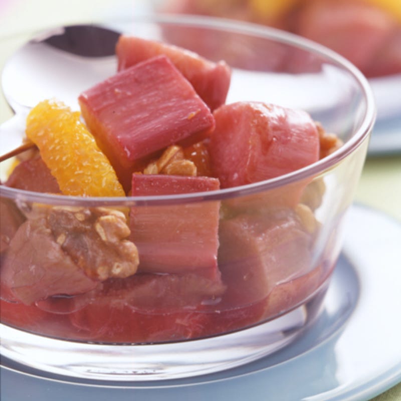 Photo of Pink Rhubarb With Oranges and Walnuts by WW