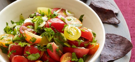Salsa de tomates cerises fraîches