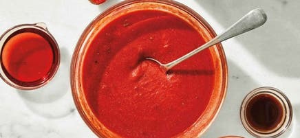 Sauce barbecue aux tomates sans cuisson