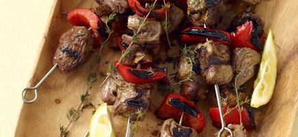 Lamb and Vegetable Kabobs