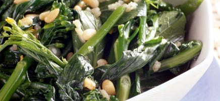 Broccoli Rabe with Pine Nuts