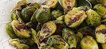 Roasted Brussels Sprouts with Maple-Balsamic Drizzle