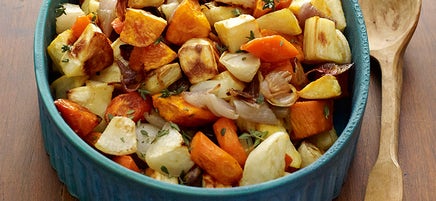 Honey and Thyme-Glazed Roasted Root Vegetables