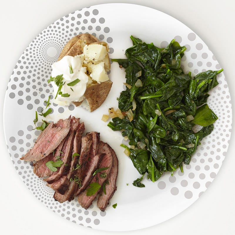 Photo of Portion Plate Steak Dinner by WW