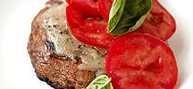Champignons portobellos grillés margherita