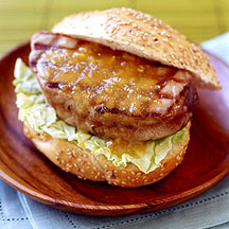 Photo of Tuna Burgers with Orange-Ginger Sauce by WW