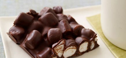 Chocolate marshmallow bark