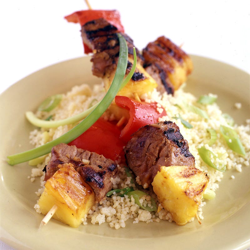 Photo of Gingered Pork, Pineapple and Pepper Skewers by WW