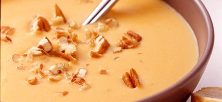 Soupe de patates douces crémeuse