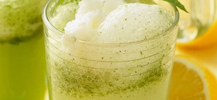 Boisson pétillante au citron