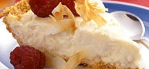 Tarte à la crème de coco