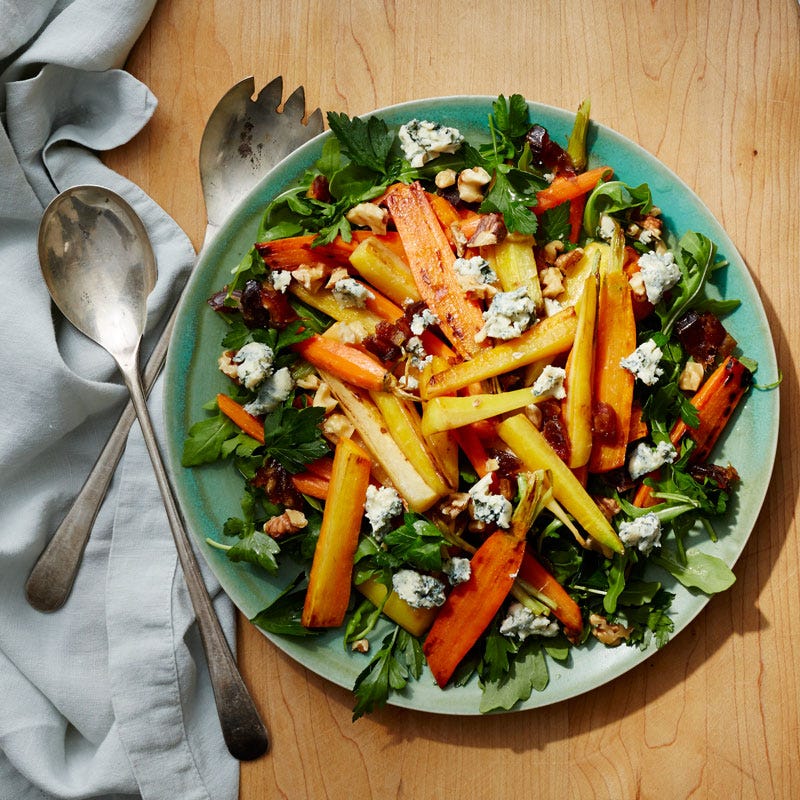 Photo of Date and blue cheese roasted carrot salad by WW