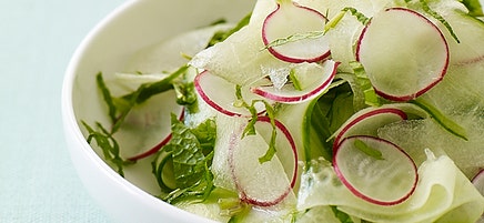 Marinated Cucumber and Melon Salad