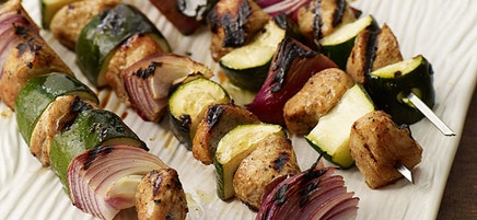 Grilled Moroccan Chicken Kabobs