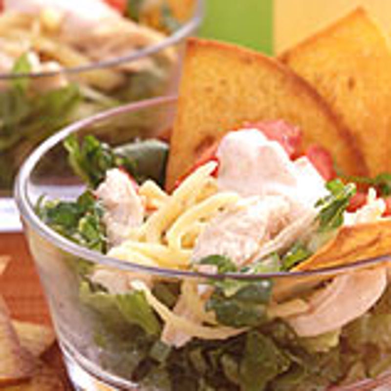 Photo de Salade et taco au poulet par WW