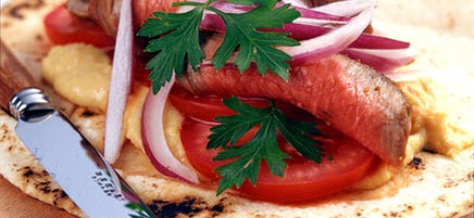 Sandwich à l'agneau du Proche-Orient