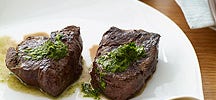 Beef Tenderloin with Fresh Herb Sauce