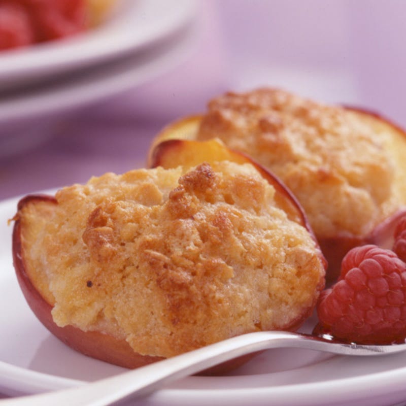 Photo of Crumble-topped peaches by WW