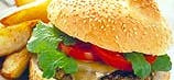 Cheeseburger avec frites