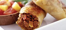 Picadillo Egg Rolls
