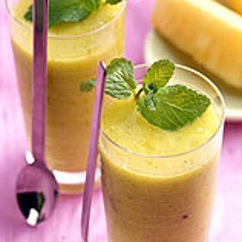 Photo de Barbotine mentholée à la mangue et à l'ananas par WW