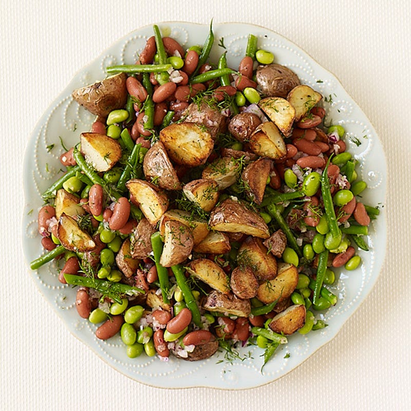 Photo of Warm 3-Bean Salad with Crispy Potatoes by WW