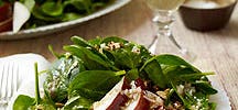 Spinach Salad with Pears, Almonds and Cranberries