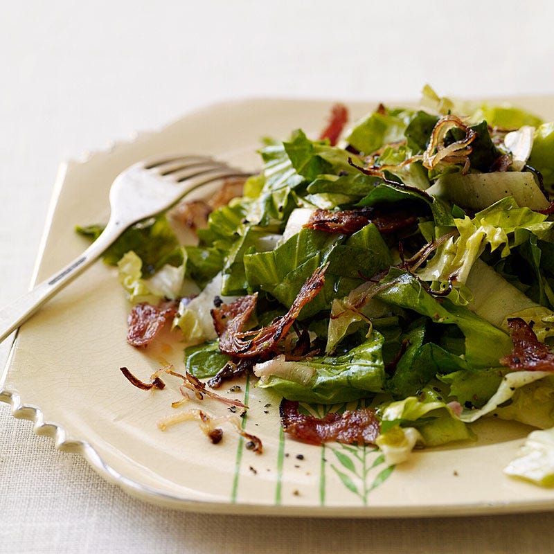 Photo of Escarole and turkey bacon salad with warm vinaigrette by WW