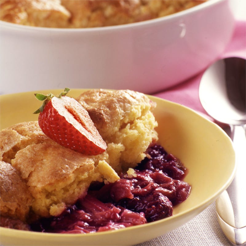 Photo of Strawberry-Rhubarb Cobbler by WW