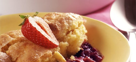 Strawberry-Rhubarb Cobbler