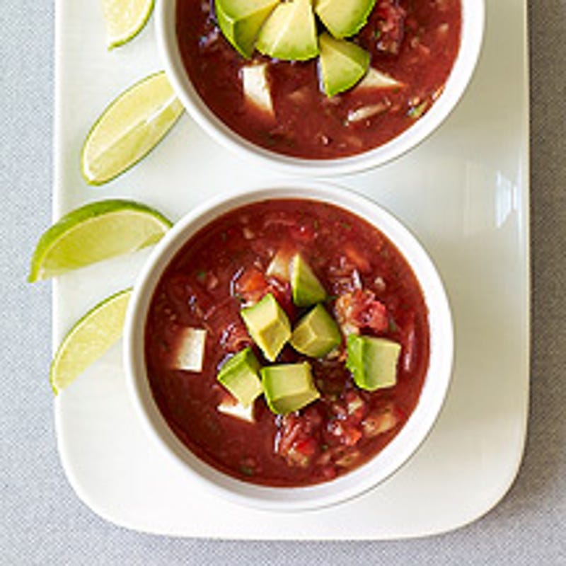Photo of Chunky Gazpacho with Tofu & Avocado by WW